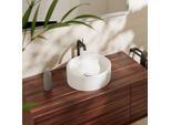 hansgrohe Xuniva Aufsatzwaschtisch 60164450 400x400mm, ohne Hahnloch/Überlauf, weiß