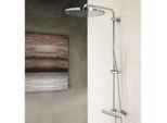 Grohe Rainshower 400 Duschsystem 27174001 chrom, mit Aufputz-Thermostat mit Aquadimmer