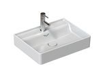 Isvea Vea Waschtisch 10VA50061 Überlauf, Hahnloch, 61cm, weiß