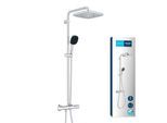 Grohe Vitalio Comfort 250 Duschsystem 26696001 mit Thermostatbatterie für die Wandmontage chrom