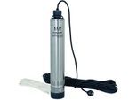 T.I.P. AJ 4 Plus 95/40 Brunnenpumpe - Tiefbrunnenpumpe 30177 Edelstahl, 5.500 l/h, 40 m Förderhöhe, 900 W, inkl. Ablassseil