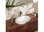 hansgrohe Xuniva Einbauwaschtisch 61062450 550x400mm, ohne Hahnloch, mit Überlauf, SmartClean, weiß