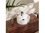 hansgrohe Xuniva Aufsatzwaschtisch 60169450 450x450mm, mit Hahnloch/Überlauf, weiß