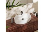 hansgrohe Xuniva Aufsatzwaschtisch 60170450 600x450mm, mit Hahnloch/Überlauf, weiß