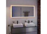 hansgrohe Xarita Spiegel 54984700 mit kapazitiven Berührungssensor, 1400 x 700 x 50 mm, mattweiß