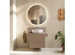 Duravit Balcoon Waschtisch-Unterschrank BA50120JFIF0000 wandhängend, 60 x 57 x 53,4 cm, Umbra strukturiert, 2 Schubkästen