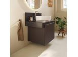 Duravit Balcoon Waschtisch-Unterschrank BA50320JGIG0000 wandhängend, 60 x 57 x 52,2 cm, Schieferbraun strukturiert, 2 Schubkästen