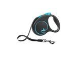 Flexi Black Design S leash 5 m 15 kg blue