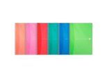 Spiralbuch OXFORD Office MyColours, DIN A4, Doppelbindung, 90 Blatt kariert, weiss, SCRIBZEE®-kompatibel, EU ECO Label, farbsortierte Deckel, 5 Stück