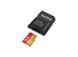SANDISK Extreme MicroSD/SD - 190MB/s - 256GB