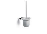 Pressalit toilet brush to wall polished steel