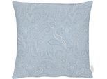 Dekokissen APELT "3313" Gr. 2, blau (blau, paisleymuster), B:48cm L:48cm, Polyester, Dekokissen_Sitzkissen_Kissenhüllen, Kissenhülle mit Füllung, 1 Stück