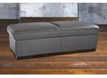 Hocker EXXPO - SOFA FASHION "Salerno Bankhocker, bequem und komfortabel", grau (delfin), B:140cm H:46cm T:67cm, Hybrid Lederfaserstoff (Grundgewebe 41% Lederfaser, 39% Polyester, 20% Baumwolle) 100%PU;NaturLeder;Primabelle-Microfaser (100% Polyester);Luxus-Microfaser (100% Polyester);Luxus-Kunstleder, Hocker, Polsterhocker