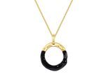 Kette mit Anhänger YOKOAMII "AV103", gelbgold, Halsketten, Damen, 65,0cm Basiskette + 5,0cm Verlängerung