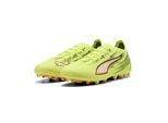 Fußballschuh PUMA "ULTRA 6 PRO MG Fußballschuhe Erwachsene", Damen, Gr. 45, gelb alert schwarz glowing rot lime squeeze, Obermaterial: Synthetik, Textil; Futter: Synthetik, Textil; Innensohle: Textil; Laufsohle: Synthetik, Schuhe Fußballschuh