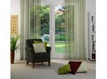 Vorhang WIRTH "Sunday", grün (oliv), B:142cm H:165cm, Jacquard, Baumwolle, Polyester, Gardinen, nach Maß