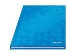 Notizbuch Leitz WOW, DIN A5, 80 linierte Blatt, Hardcover-Einband, FSC®-zertifiziert, blau