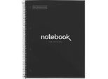 Notizbuch Miquelrius Emotions 1, DIN A4, 80 Blatt kariert und blickdicht, gelocht, Spiralbindung, Hardcover, schwarz