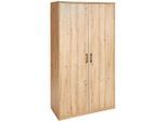 Xora Drehtürenschrank , Eiche Artisan , Holzwerkstoff , 1 Fächer , 106x194x54 cm , Typenauswahl, Beimöbel erhältlich , Schlafzimmer, Komplette Schlafzimmer und Serien, Schlafzimmerserien