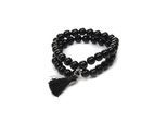 Armband "Peppa", Damen, Gr. Glas, schwarz, COLLEZIONE ALESSANDRO, Armbänder Armband