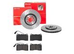 BREMBO Bremsensatz, Scheibenbremse sk8k0f1ji1 Vorderachse Gelocht/innenbel. 330mm 28mm für ALFA ROMEO JEEP (GAC FCA)