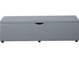 Hockerbank HOME AFFAIRE "Standard", grau, B:120cm H:42cm T:40cm, Struktur fein (100% Polyester) für Bett »Classico«, »Piazza«, »Premium« und »Vega«;Struktur (100% Polyester) für Bett »Crato« und »Lucina«;Struktur (60% Baumwolle, 40% Leinen) für Bett »Kiss«;Kunstleder für Bett »Natura«;Struktur (100% Polyester) für Bett »Nordica«, Hocker, Breite 120cm oder 160cm, auch als Garderobenbank oder Bettba