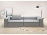 3-Sitzer HOME AFFAIRE "Watertown moderner 3-Sitzer", grau (light, grau), B:306cm H:68cm T:118cm, 100% Polyester, Sofas, extra breites Sofa mit in eleganten Bezügen & großzügiger Sitzfläche