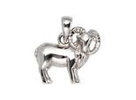 Sternzeichenanhänger JOBO "Anhänger Sternzeichen", silber 925, Schmuckanhänger, Damen, Widder, Silber 925 (Sterlingsilber), 925 Silber rhodiniert