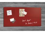 SIGEL Glas-Magnettafel artverum® 91,0 x 46,0 cm rot