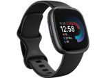 Fitbit Versa 4 Fitness-Smartwatch, Graphit/Schwarz