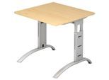 HAMMERBACHER höhenverstellbarer Schreibtisch VFS08/3/S ahorn