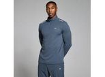MP Herren Active Gridded 1/4 Zip - Schiefergrau - XL