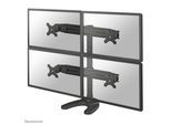 Neomounts FPMA-D700DD4 vierfach Monitor Tischständer