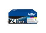 Brother Original TN-241 Toner - 3er Multipack (TN241CMY)