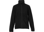 Fleecejacke MCKINLEY "Unterjacke Amaro FZ FL B", Kinder, Gr. 140, schwarz night, Obermaterial: 100% Polyester, Jacken Fleecejacke