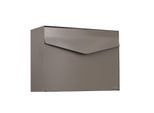 MEFA Briefkasten Letter 111 Postkasten Schloss Brief Design 312x430 mm beigegrau