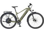 E-Bike PROPHETE "Stack 2.0" Gr. 52, grau (moosgrau, schwarz), Elektrofahrräder, 52cm, 29 Zoll (73,66cm), Pedelec, Elektrofahrrad für Herren