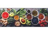 Teppich "Food Selection", bunt, B:75cm H:7mm L:90cm, Polyamid, WASH+DRY BY KLEEN-TEX, Teppiche, Teppich