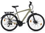 Trekkingrad DACAPO "Firenze 300 Bronze 24 Gänge RH 53 cm" Gr. 53, braun, schwarz, Fahrräder, 53cm, 28 Zoll (71,12cm) hinten: 28 Zoll (71,12cm)