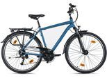 Trekkingrad DACAPO "Firenze 200 Blau 24 Gänge RH 53 cm" Gr. 53, blau, schwarz, Fahrräder, 53cm, 28 Zoll (71,12cm) hinten: 28 Zoll (71,12cm)