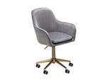 AMSTYLE Drehstuhl SPM1.430 Samt Grau