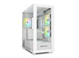 Sharkoon PC Gehäuse Rebel C60 White RGB ATX weiß