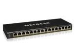 Netgear GS316P-100EUS Nicht verwalteter PoE+ Essentials-Switch mit 16 Anschlüssen (115 W)