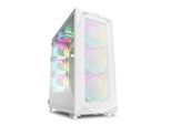 Sharkoon PC Gehäuse REV300 RGB White ATX weiß