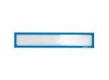 Schäfer Shop Select Magnetrahmen, für Überschriften (DIN A4 quer/ DIN A3), UV-beständige PET-Folie, blau, 4 Stück