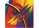 Poster ARTLAND "Modern Bunt", bunt (farbe bild(er): bunt), B:40cm H:40cm T:0,1cm, Papier, Bilder, Poster, ohne Rahmen