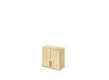 Schäfer Shop Genius Aufsatzschrank TETRIS WOOD, 2 OH, B 800 mm, abschliessbar, Ahorn-Dekor