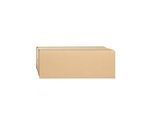 Wellpapp-Faltkartons, 1-wellig, 350 x 250 x 100 mm, braun