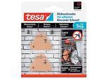 Klebeschraube tesa®, für Mauerwerk & Stein im Innen- & Aussenbereich, Haftkraft bis 5 kg, ablösbar, dreieckig, 2 Stück