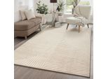 Teppich THE CARPET "Everest", beige, B:200cm H:14mm L:290cm, Polypropylen, Teppiche, Teppich, moderner Wohnzimmer Teppich hohe Flordichte